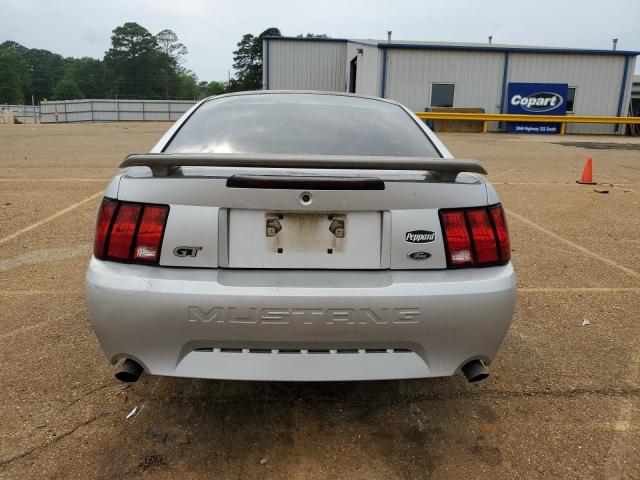 1FAFP42X12F231616 - 2002 FORD MUSTANG GT SILVER photo 6