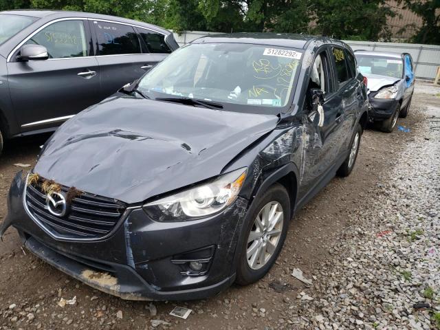 JM3KE4CYXG0700273 - 2016 MAZDA CX-5 TOURING GRAY photo 2