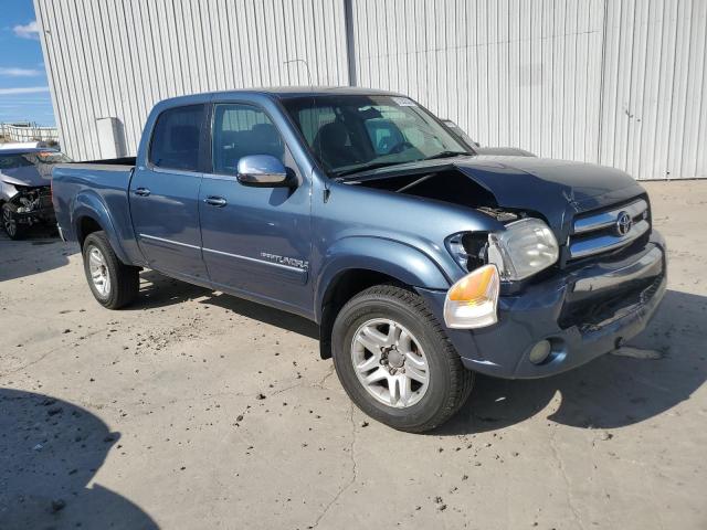 5TBDT44165S490220 - 2005 TOYOTA TUNDRA DOUBLE CAB SR5 BLUE photo 4