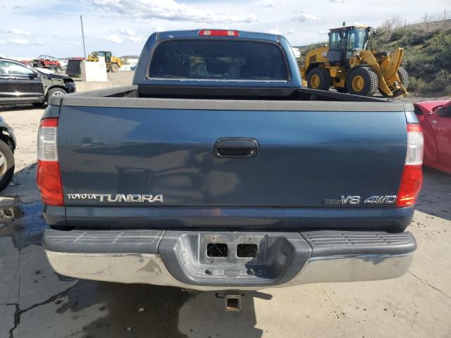 5TBDT44165S490220 - 2005 TOYOTA TUNDRA DOUBLE CAB SR5 BLUE photo 6