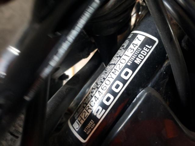 JH2RC4460YM201347 - 2000 HONDA VT750 CD2 TWO TONE photo 10