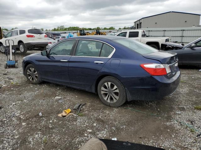 1HGCR2F37DA001700 - 2013 HONDA ACCORD LX BLUE photo 2