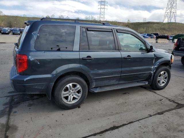 2HKYF18514H575322 - 2004 HONDA PILOT EXL GREEN photo 3