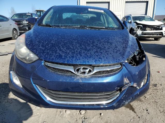 KMHDH4AE5DU581405 - 2013 HYUNDAI ELANTRA GLS BLUE photo 5