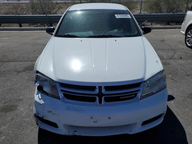 1B3BD4FB1BN617038 - 2011 DODGE AVENGER EXPRESS WHITE photo 5