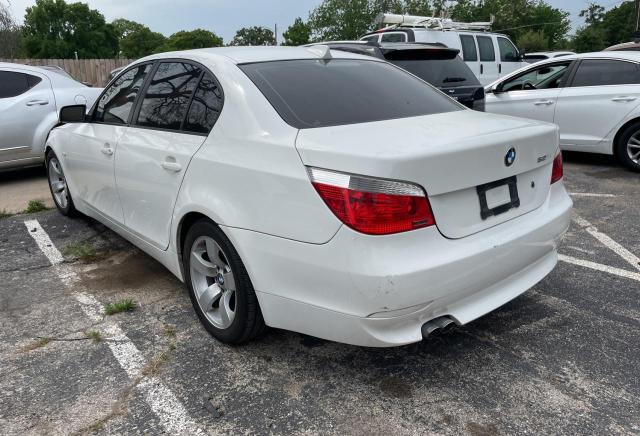 WBANE53587CW59042 - 2007 BMW 525 I WHITE photo 3