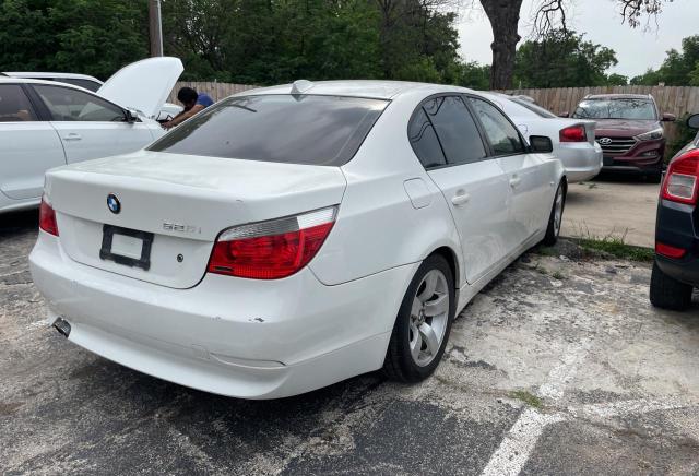 WBANE53587CW59042 - 2007 BMW 525 I WHITE photo 4