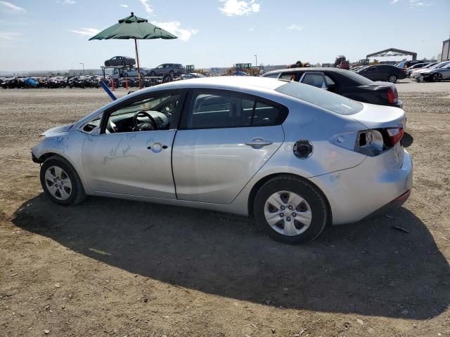 KNAFK4A66E5113487 - 2014 KIA FORTE LX SILVER photo 2