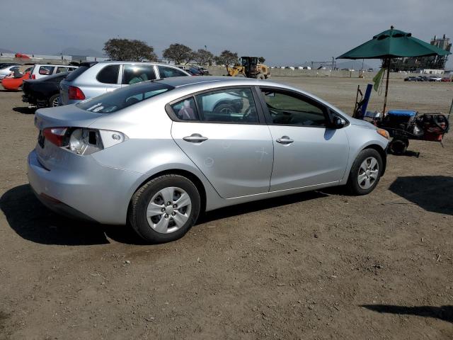 KNAFK4A66E5113487 - 2014 KIA FORTE LX SILVER photo 3