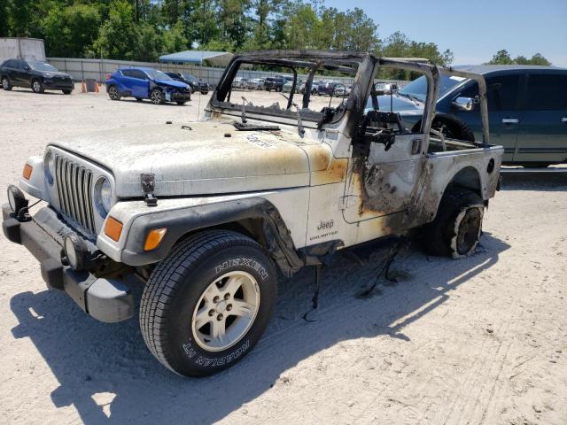 1J4FA49S14P778849 - 2004 JEEP WRANGLER / SPORT WHITE photo 1