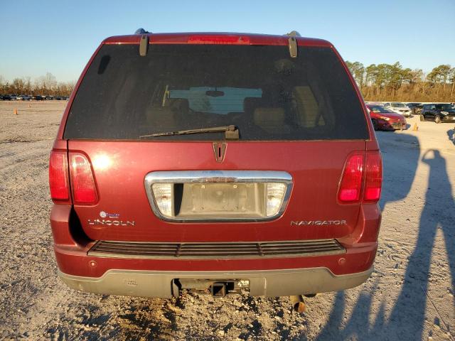 5LMFU28R14LJ25664 - 2004 LINCOLN NAVIGATOR 红色 照片 6