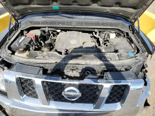 1N6AA0EC4FN504256 - 2015 NISSAN TITAN S BLACK photo 11