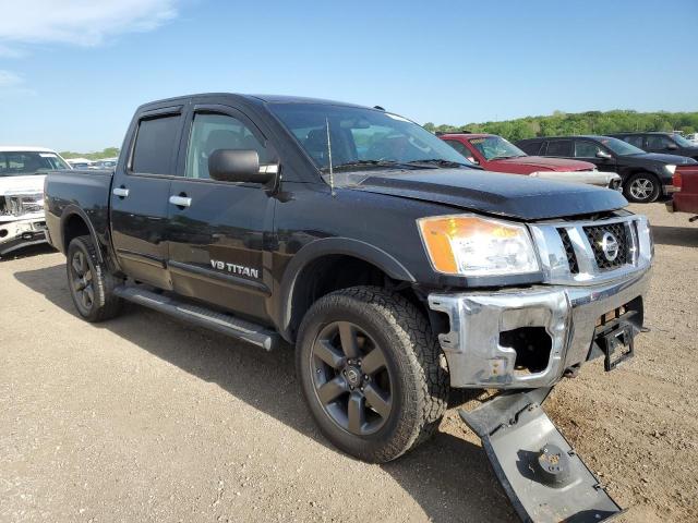 1N6AA0EC4FN504256 - 2015 NISSAN TITAN S BLACK photo 4