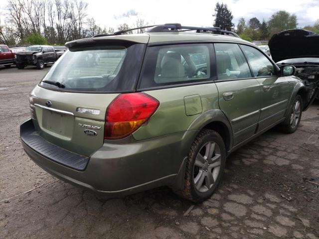 4S4BP86C374325650 - 2007 SUBARU LEGACY OUTBACK 3.0R LL BEAN GREEN photo 3