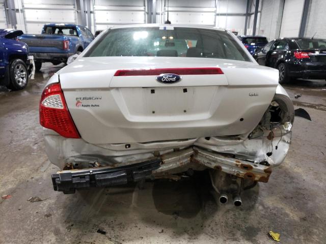 3FAHP0HA9CR418028 - 2012 FORD FUSION SE SILVER photo 6