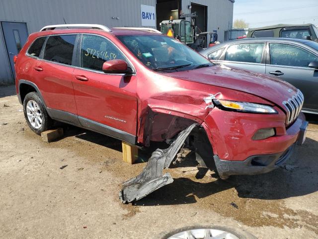 1C4PJMCS9FW653643 - 2015 JEEP CHEROKEE LATITUDE RED photo 4