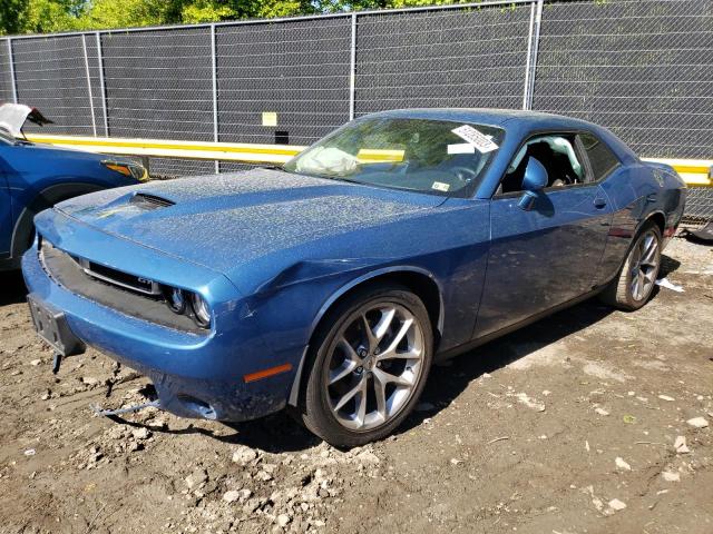 2C3CDZJG9MH676549 - 2021 DODGE CHALLENGER GT BLUE photo 1