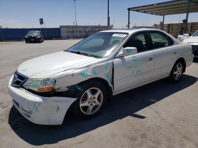 19UUA56633A027152 - 2003 ACURA 3.2TL WHITE photo 1