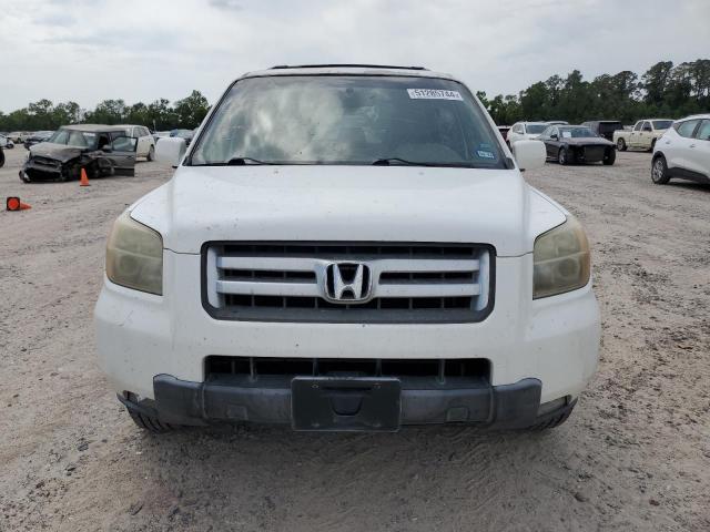 5FNYF28508B031159 - 2008 HONDA PILOT EXL WHITE photo 5