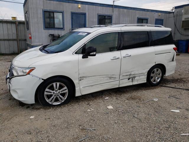 JN8AE2KP9E9104411 - 2014 NISSAN QUEST S WHITE photo 1