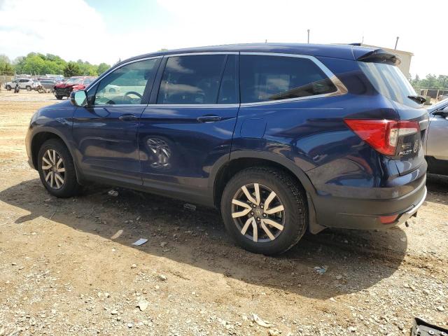 5FNYF6H58KB050573 - 2019 HONDA PILOT EXL BLUE photo 2