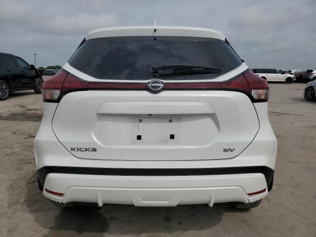 3N1CP5CV3NL521207 - 2022 NISSAN KICKS SV WHITE photo 6