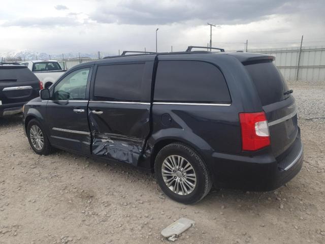 2C4RC1CG1DR768014 - 2013 CHRYSLER TOWN & COU TOURING L BLUE photo 2