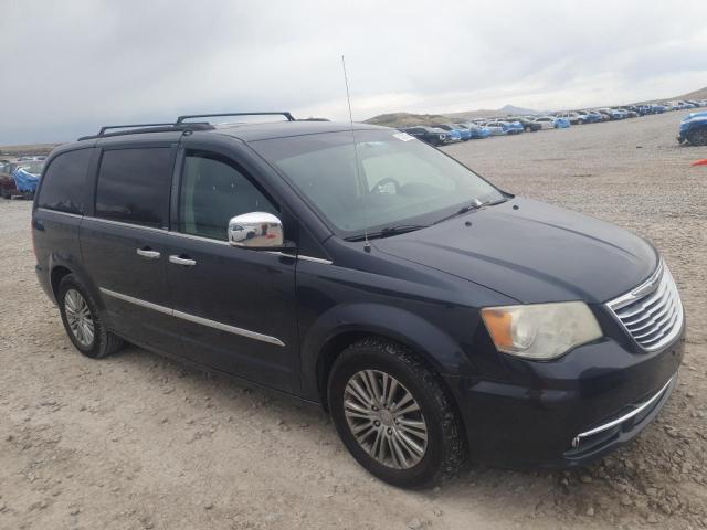 2C4RC1CG1DR768014 - 2013 CHRYSLER TOWN & COU TOURING L BLUE photo 4