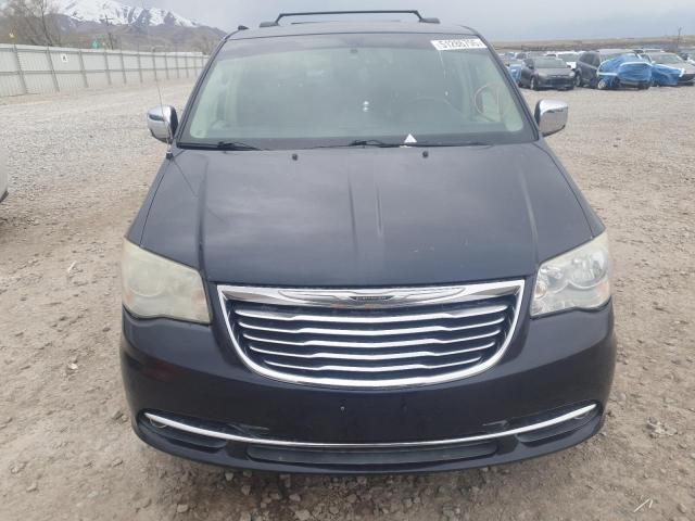 2C4RC1CG1DR768014 - 2013 CHRYSLER TOWN & COU TOURING L BLUE photo 5