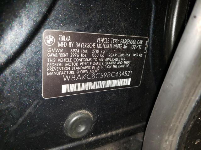 WBAKC8C59BC434521 - 2011 BMW ALPINA B7 LXI BLACK photo 12