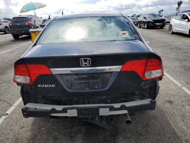 19XFA1F50AE028485 - 2010 HONDA CIVIC LX BLACK photo 6