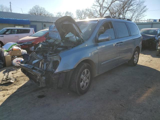 KNDMB233786231631 - 2008 KIA SEDONA EX BLUE photo 1