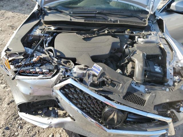 19UUB2F87KA009667 - 2019 ACURA TLX ADVANCE SILVER photo 11