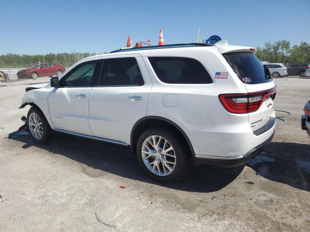 1C4RDJEG7FC703433 - 2015 DODGE DURANGO CITADEL WHITE photo 2