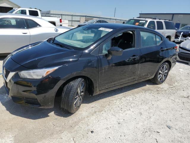 3N1CN8EV7NL827430 - 2022 NISSAN VERSA SV BLACK photo 1