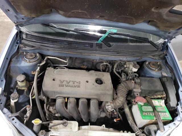 2T1KR32E67C678728 - 2007 TOYOTA COROLLA MA XR BLUE photo 11