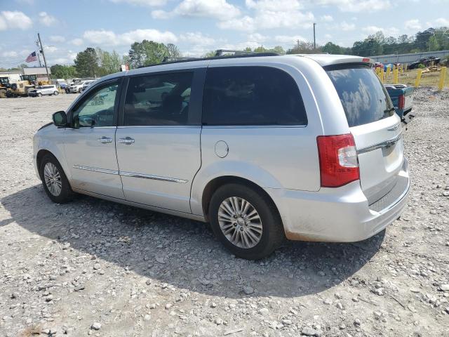 2C4RC1CGXCR208457 - 2012 CHRYSLER TOWN & COU TOURING L SILVER photo 2