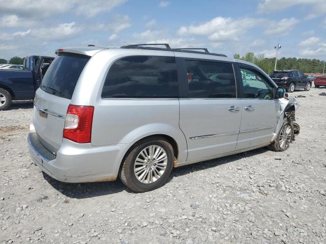 2C4RC1CGXCR208457 - 2012 CHRYSLER TOWN & COU TOURING L SILVER photo 3