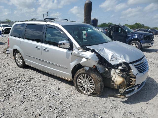 2C4RC1CGXCR208457 - 2012 CHRYSLER TOWN & COU TOURING L SILVER photo 4