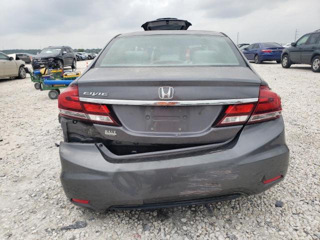 19XFB2F54EE004280 - 2014 HONDA CIVIC LX GRAY photo 6