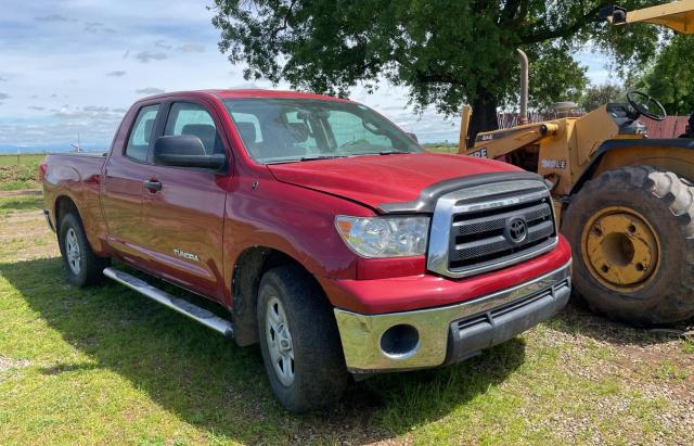 5TFRM5F10BX024835 - 2011 TOYOTA TUNDRA DOUBLE CAB SR5 BURGUNDY photo 1