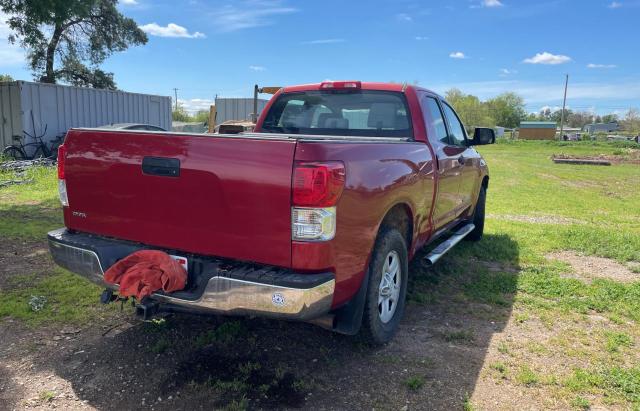 5TFRM5F10BX024835 - 2011 TOYOTA TUNDRA DOUBLE CAB SR5 BURGUNDY photo 4