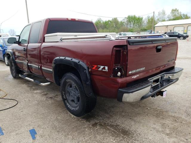 1GCEK19T31Z130225 - 2001 CHEVROLET SILVERADO K1500 MAROON photo 2