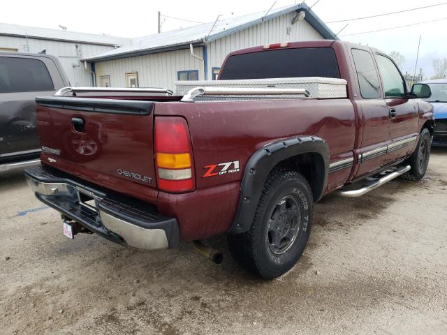 1GCEK19T31Z130225 - 2001 CHEVROLET SILVERADO K1500 MAROON photo 3