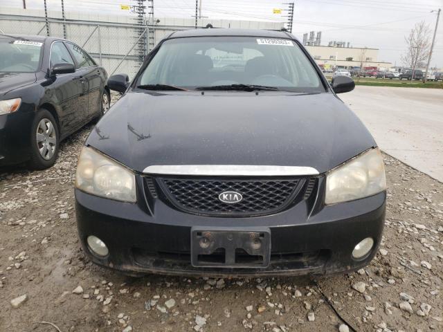 KNAFE161365226642 - 2006 KIA SPECTRA5 BLACK photo 5