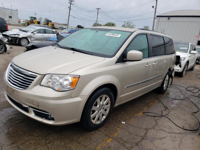 2C4RC1BG3DR566065 - 2013 CHRYSLER TOWN & COU TOURING Qəhvəyi foto 1