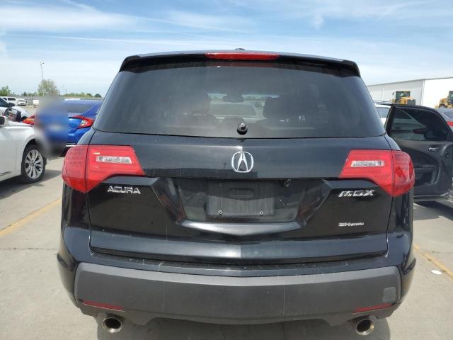 2HNYD28388H519512 - 2008 ACURA MDX TECHNOLOGY BLACK photo 6