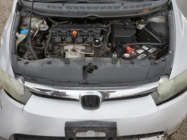 2HGFA16598H327537 - 2008 HONDA CIVIC LX SILVER photo 11