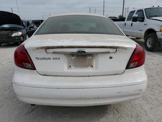 1FAFP55203A209188 - 2003 FORD TAURUS SES WHITE photo 6