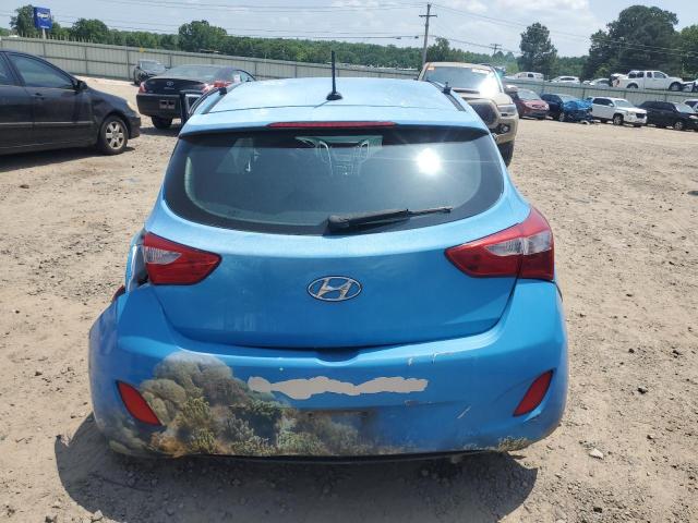 KMHD35LH0GU305312 - 2016 HYUNDAI ELANTRA GT BLUE photo 6